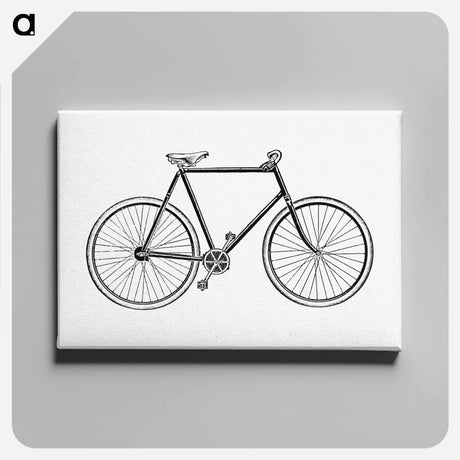 アートパネル-Bicycle in Vintage Style
 - 大英図書館 Canvas.