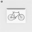 アートメモ帳-Bicycle in Vintage Style
 - 大英図書館 Memo.