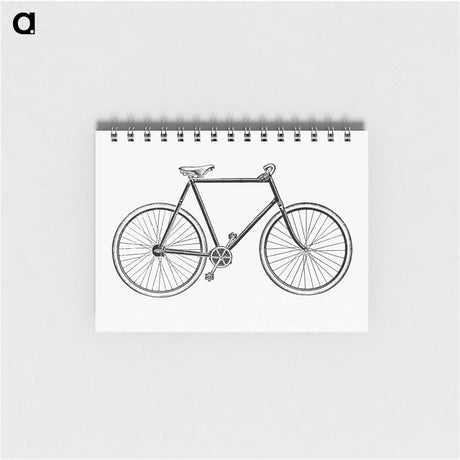 アートメモ帳-Bicycle in Vintage Style
 - 大英図書館 Memo.