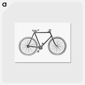 アートポストカード-Bicycle in Vintage Style
 - 大英図書館 Postcard.