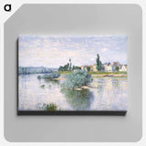 The Seine at Lavacourt - クロード モネ Canvas.