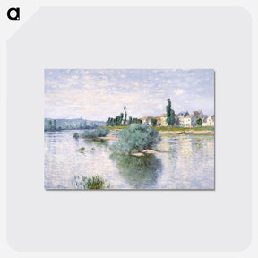 アートポストカード-The Seine at Lavacourt - クロード モネ Postcard.