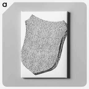 アートパネル-Shield from Putto met een schild met het wapen van Witsen
 - コルネリス プロース ファン アムステル Canvas.