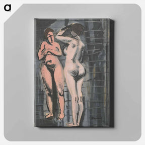 アートパネル-Two Female Nudes
 - シプリアン マジェルニク Canvas.