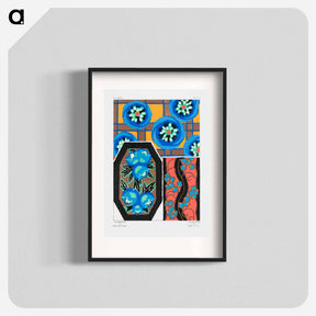 アートポスター-Suggestions pour étoffes et tapis: 60 motifs en couleur - E.A.セギー Poster.