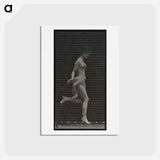 アートポストカード-Skipping Woman
 - エドワード マイブリッジ Postcard.