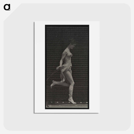 アートポストカード-Skipping Woman
 - エドワード マイブリッジ Postcard.