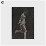 アートポストカード-Skipping Woman
 - エドワード マイブリッジ Postcard.