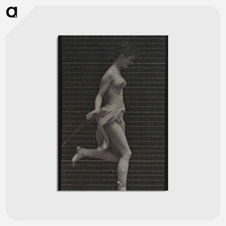 アートポストカード-Skipping Woman
 - エドワード マイブリッジ Postcard.