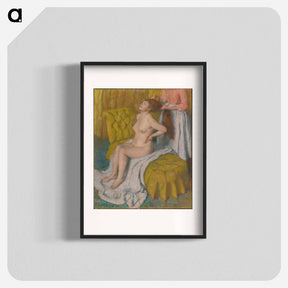 アートポスター-Woman Having Her Hair Combed - エドガー ドガ Poster.