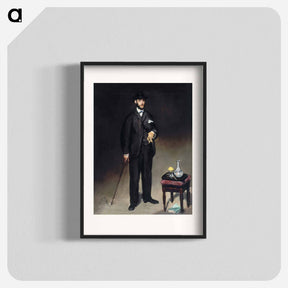 アートポスター-Portrait de Theodore Duret - エドゥアール マネ Poster.