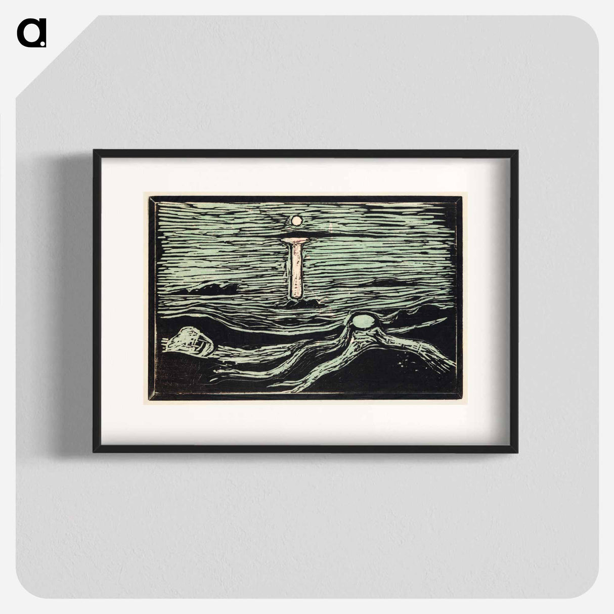 Mystical Shore - Edvard Munch Poster.