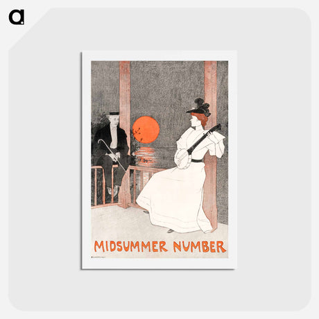 アートポストカード-Midsummer Number - エドワード ペンフィールド Postcard.