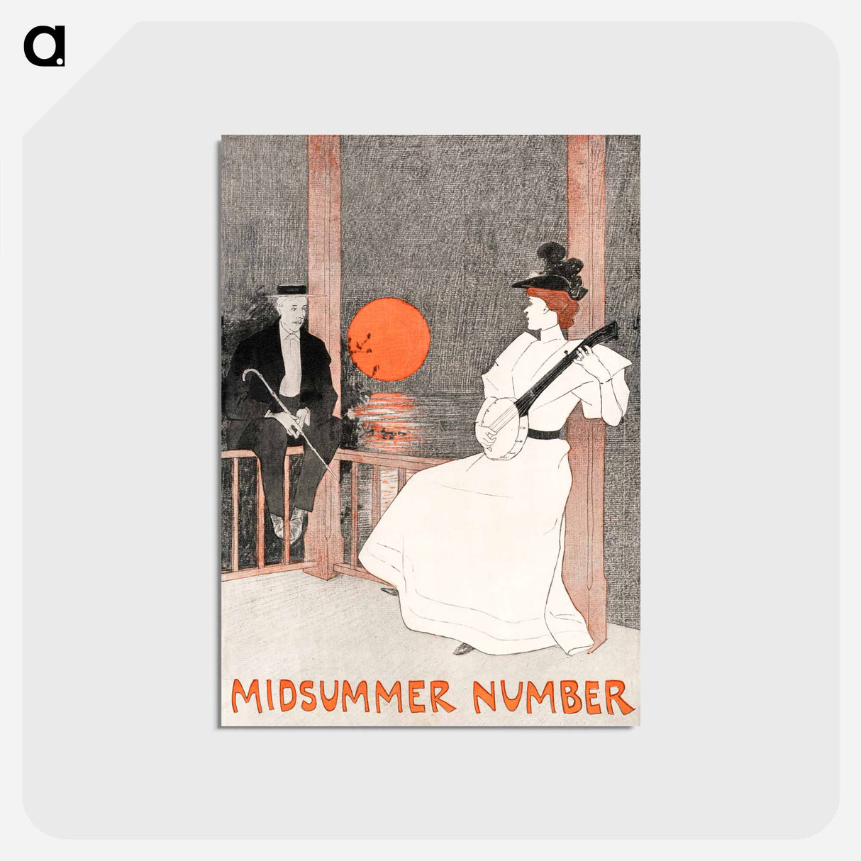 アートポストカード-Midsummer Number - エドワード ペンフィールド Postcard.