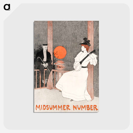 アートポストカード-Midsummer Number - エドワード ペンフィールド Postcard.