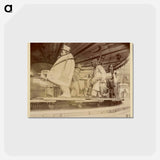 アートポストカード-Fête du Trone
 - ウジェーヌ アジェ Postcard.