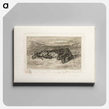 イエロー - ウジェーヌ ドラクロワ Canvas.