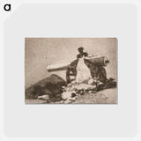 アートポストカード-Mikä rohkeus! - フランシスコ デ ゴヤ Postcard.