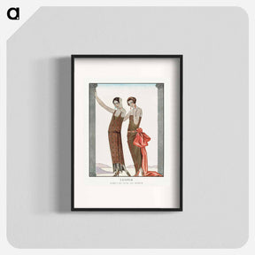 アートポスター-Vesper / Robes du soir, de Worth - ジョージ バービエ Poster.