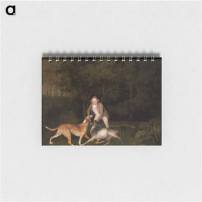 アートメモ帳-Freeman with Dying Doe and Hound
 - ジョージ スタッブス Memo.