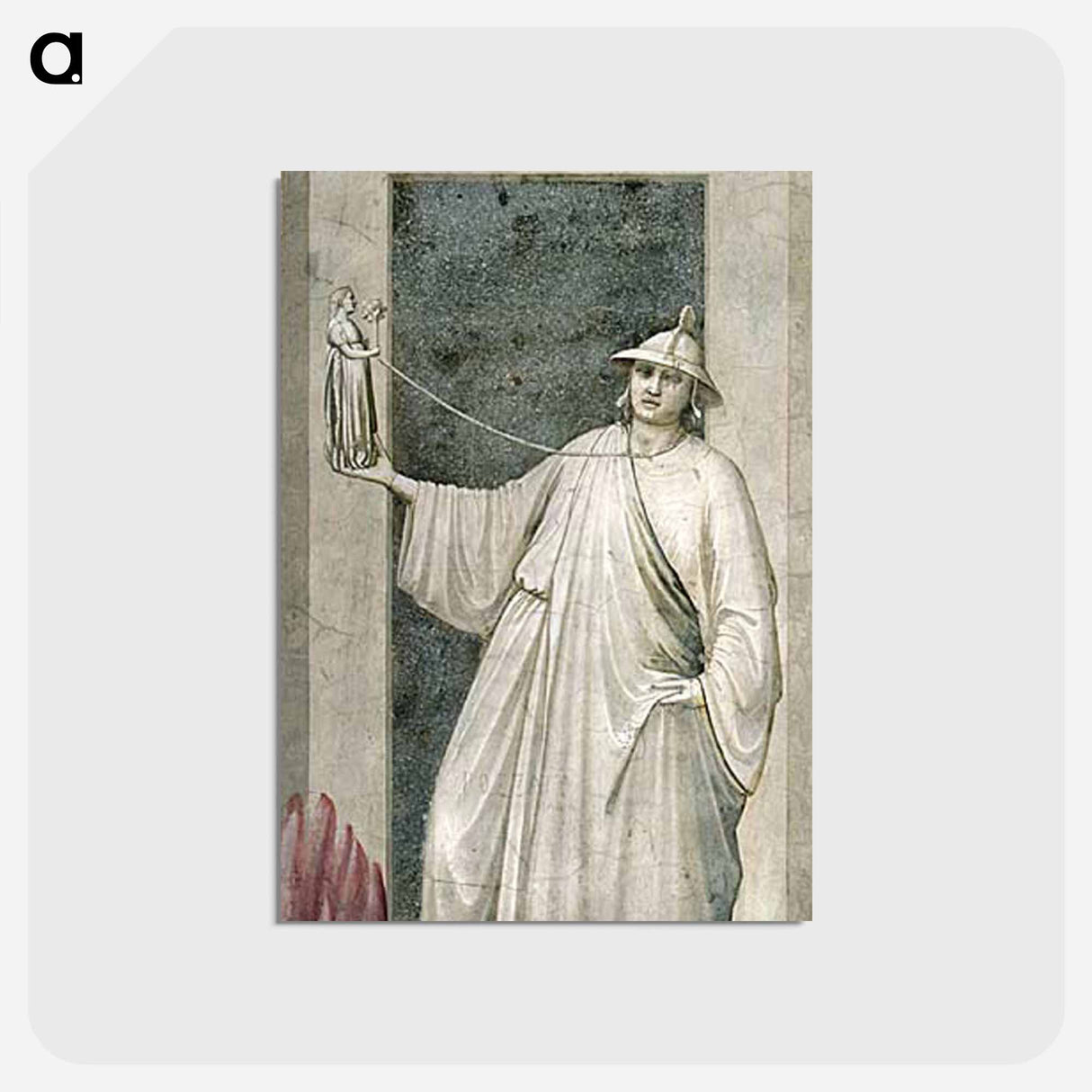 アートポストカード-Infidelity - ジョット ディ ボンドーネ Postcard.