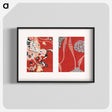 アートポスター-Textile sample by Gustav Klimt - グスタフ クリムト Poster.