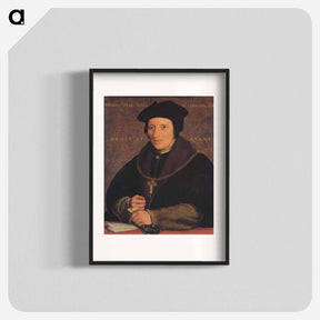 アートポスター-Portrait of Sir Brian Tuke - ハンス ホルバイン Poster.