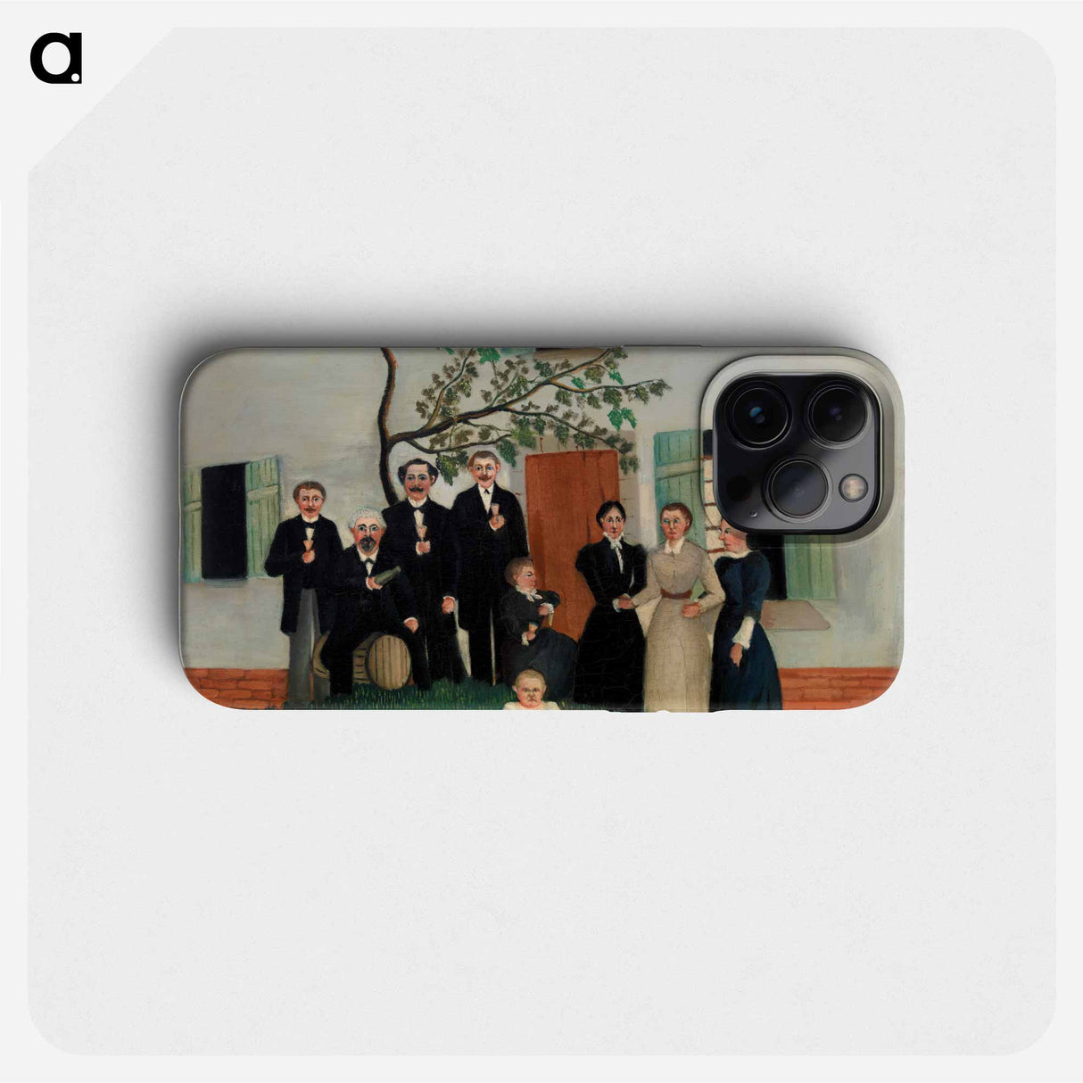 The Family - Henri Rousseau Phone Case.