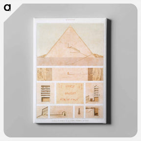 アートパネル-Great Pyramid of Giza
 - エジプト美術史 Canvas.