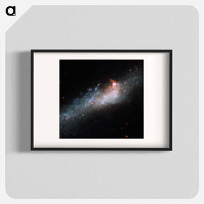 アートポスター-Hockey Stick Galaxy
 - ハッブル画像 Poster.