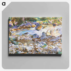 アートパネル-Mountain Stream - ジョン シンガー サージェント Canvas.