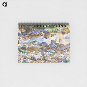 アートメモ帳-Mountain Stream - ジョン シンガー サージェント Memo.