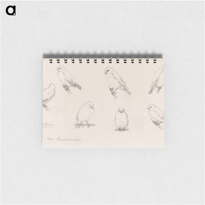 アートメモ帳-The canaries sketch - ユリー デ フラーハ Memo.