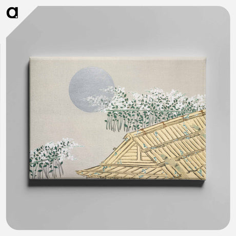 アートパネル-House from Momoyogusa–Flowers of a Hundred Generations - 神坂 雪佳 Canvas.