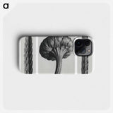 Cassiope Tetragona (Heather) and Chrysanthemum Leucanthemum (Ox–Eye Daisy Flowerbud) - Karl Blossfeldt Phone Case.