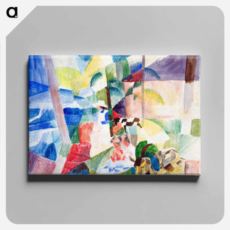 アートパネル-Landscape with Children and Goats
 - バーゼル美術館 Canvas.