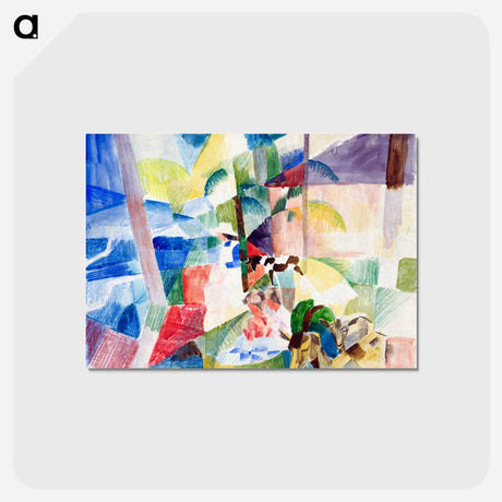 アートポストカード-Landscape with Children and Goats
 - バーゼル美術館 Postcard.