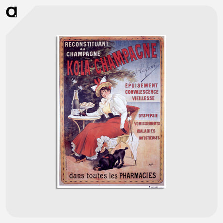 アートポストカード-Kola Champagne: In All Pharmacies
 - 国立医学図書館 Postcard.