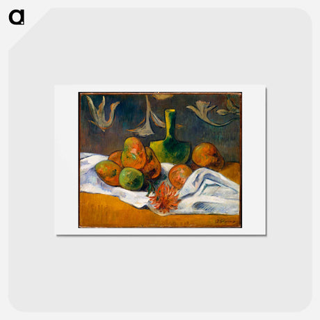 アートポストカード-Paul Gauguin's Still Life - ポール ゴーギャン Postcard.