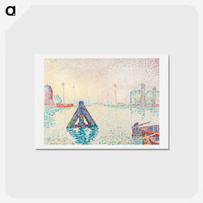 アートポストカード-In Holland–The Buoy - ポール シニャック Postcard.