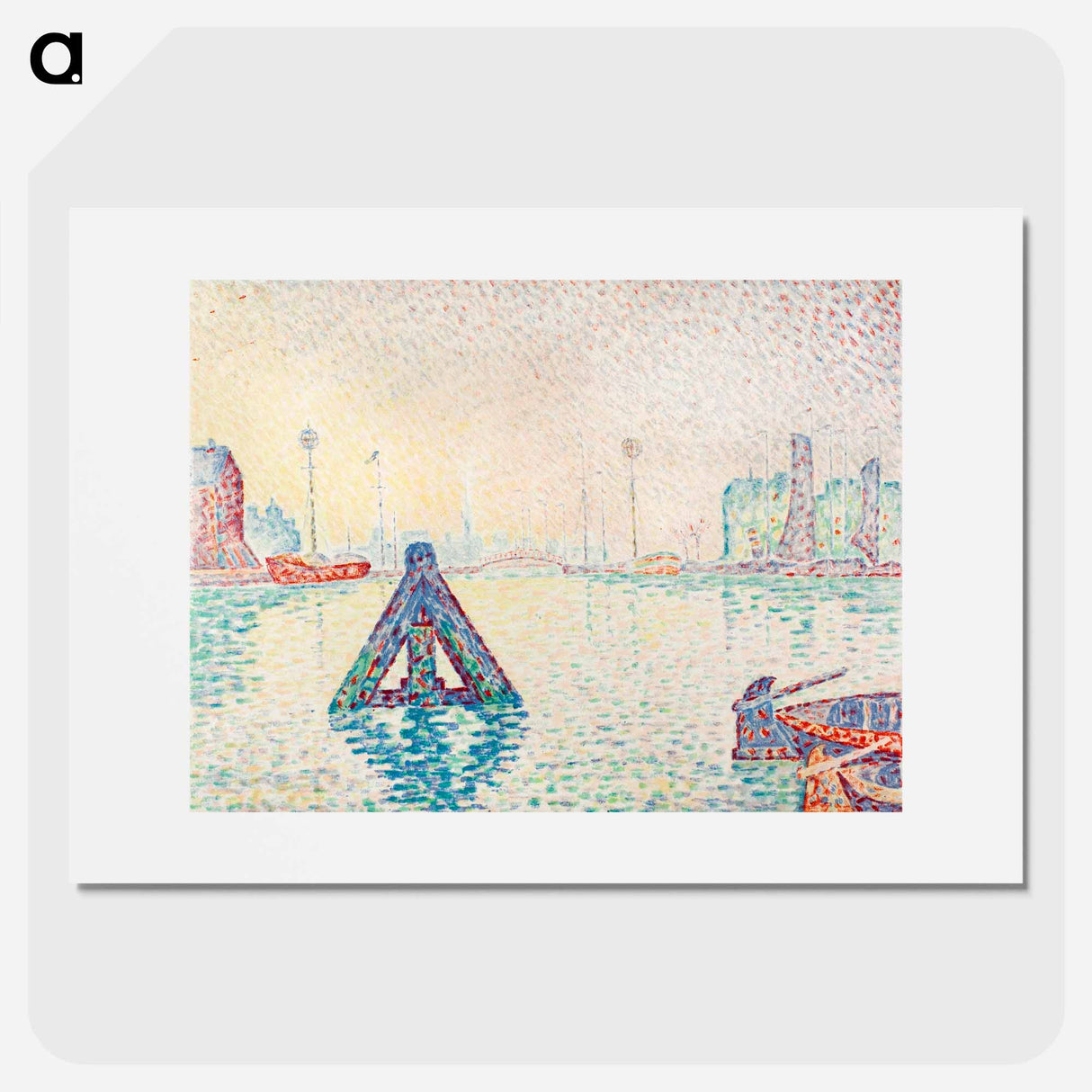 In Holland–The Buoy - Paul Signac Poster.