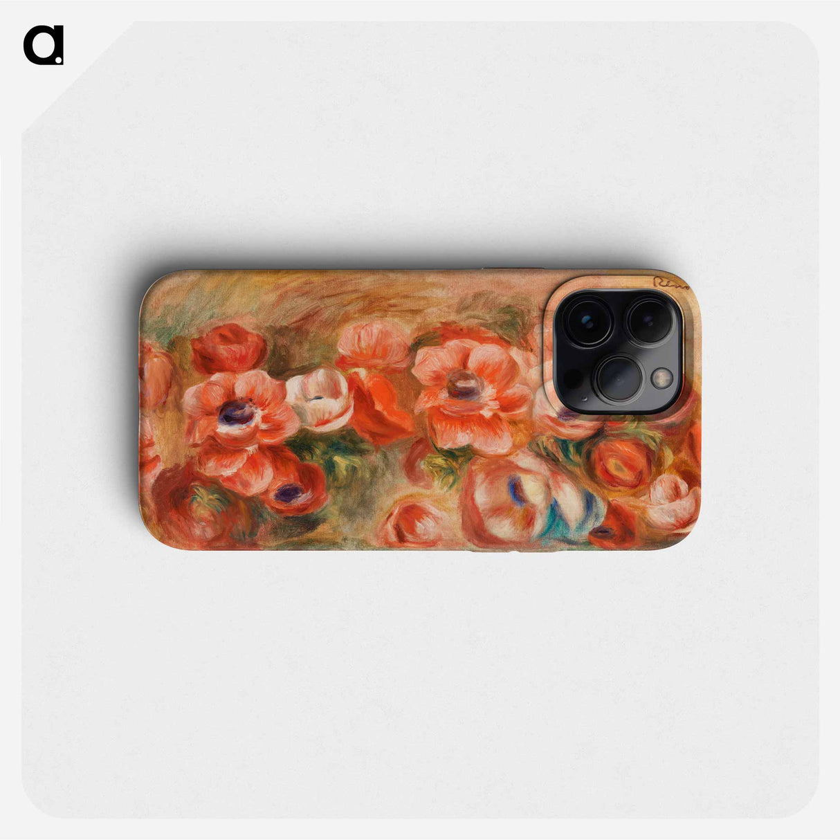 Anemones - Pierre Auguste Renoir Phone Case.