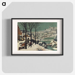 アートポスター-Hunters in the Snow - ピーター ブリューゲル Poster.