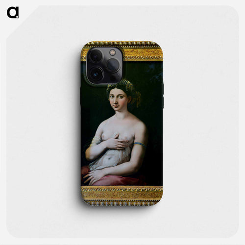 The Portrait of a Young Woman - ラファエロ サンティ Phone Case.