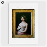 The Portrait of a Young Woman - ラファエロ サンティ Poster.