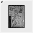 アートポストカード-Mexican Barbershop Decorations
 - ラッセル リー Postcard.