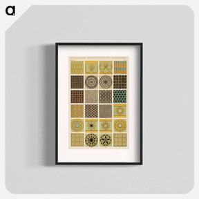 アートポスター-Nineteenth-Century Ornamental Pattern
 - 装飾の文法 Poster.