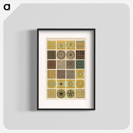 アートポスター-Nineteenth-Century Ornamental Pattern
 - 装飾の文法 Poster.