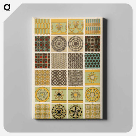 アートパネル-Nineteenth-Century Ornamental Pattern
 - 装飾の文法 Canvas.