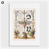 アートポスター-Guide for Constructing the Tironian con and orum
 - 書道のお手本 Poster.